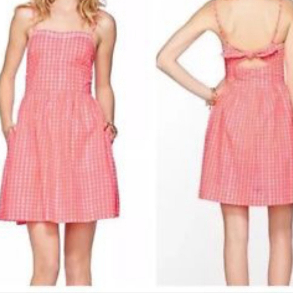 Like New Lilly Pulitzer Pink Gingham Dress